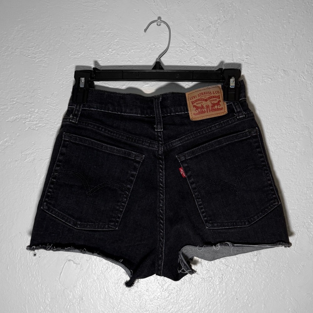 Levi's Women's Black Denim Shorts